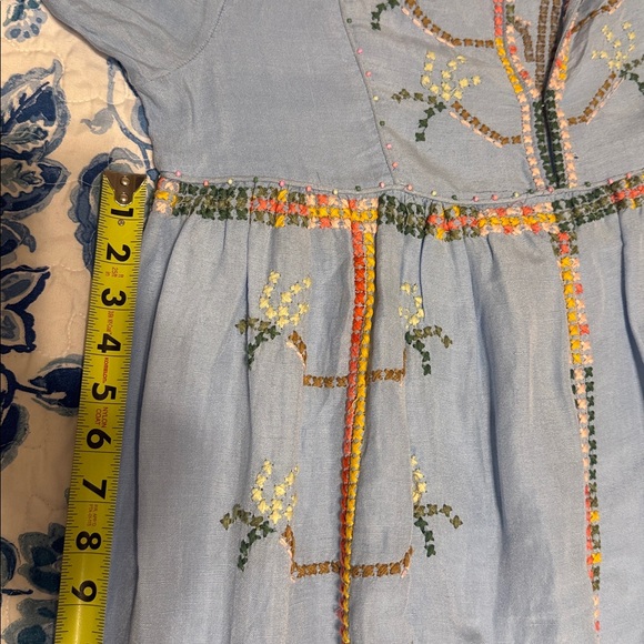 FARM Rio Light Blue Embroidered Maxi Dress - Picture 12 of 12